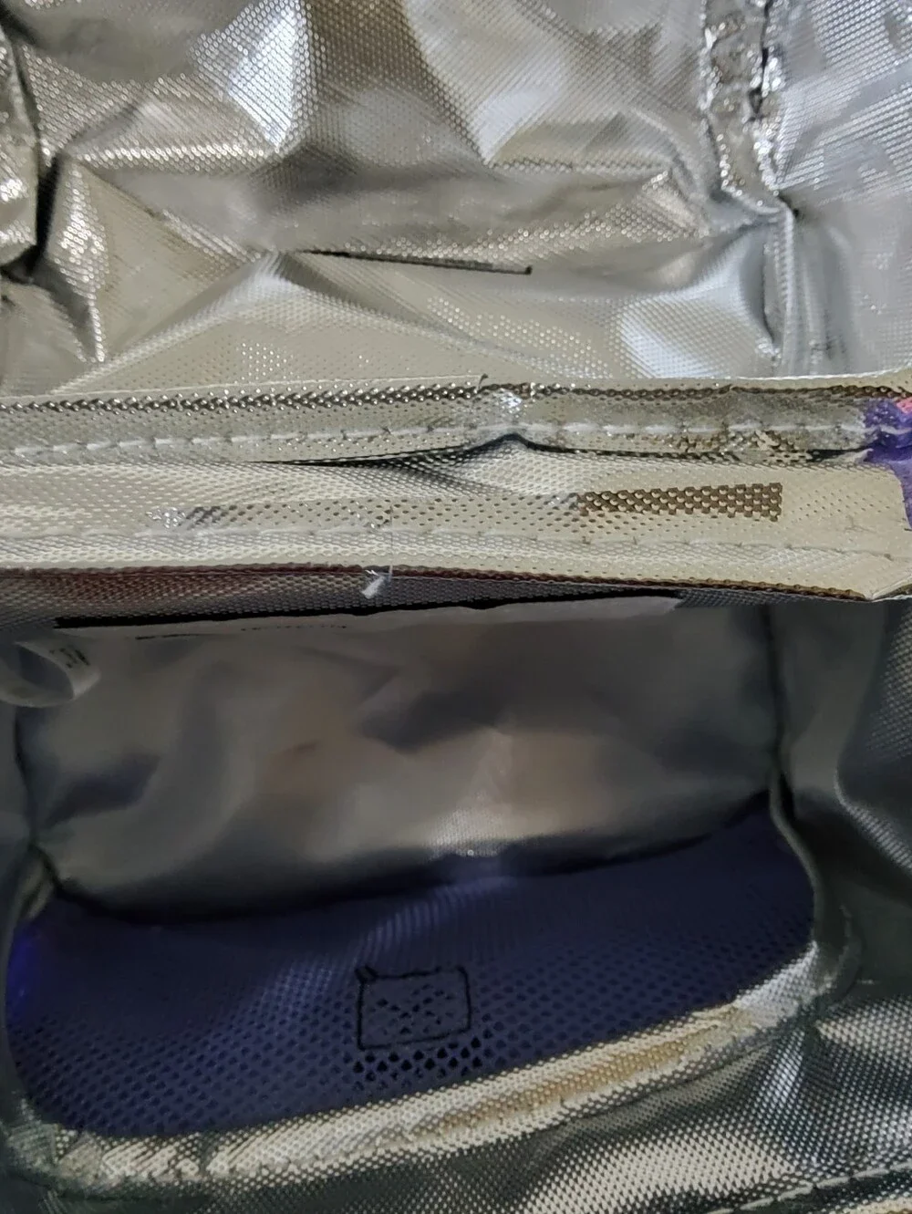 * Adidas Excel 2 Insulated Lunch School Office Zipper Tote Bag Purple/Pink